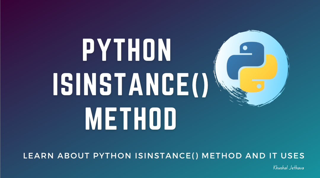 Python isinstance() method